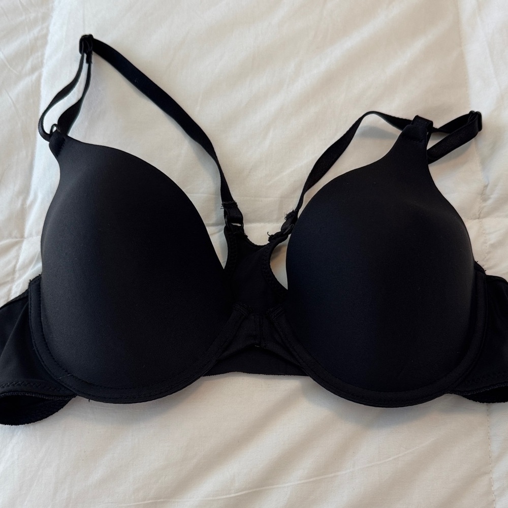 Black Racerback Women's Bra 34B